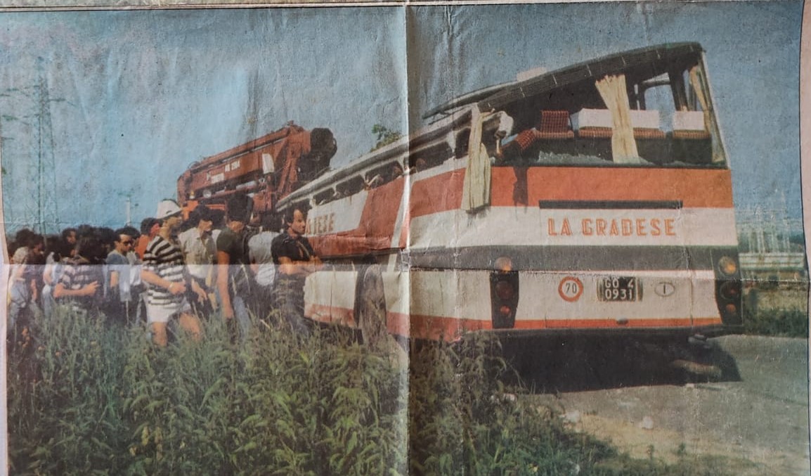 Immagine per San Pier d'Isonzo, quarant'anni fa la tragedia della corriera che sconvolse il paese